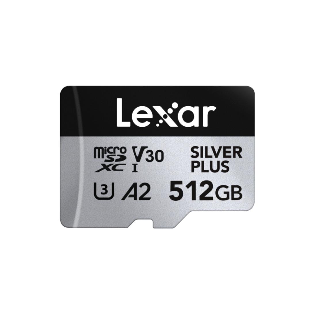 Lexar Professional Silver Plus microSDXC 512GB UHS-I V30 A2 Lexar Professional Silver Plus microSDXC 512GB UHS-I V30 A2