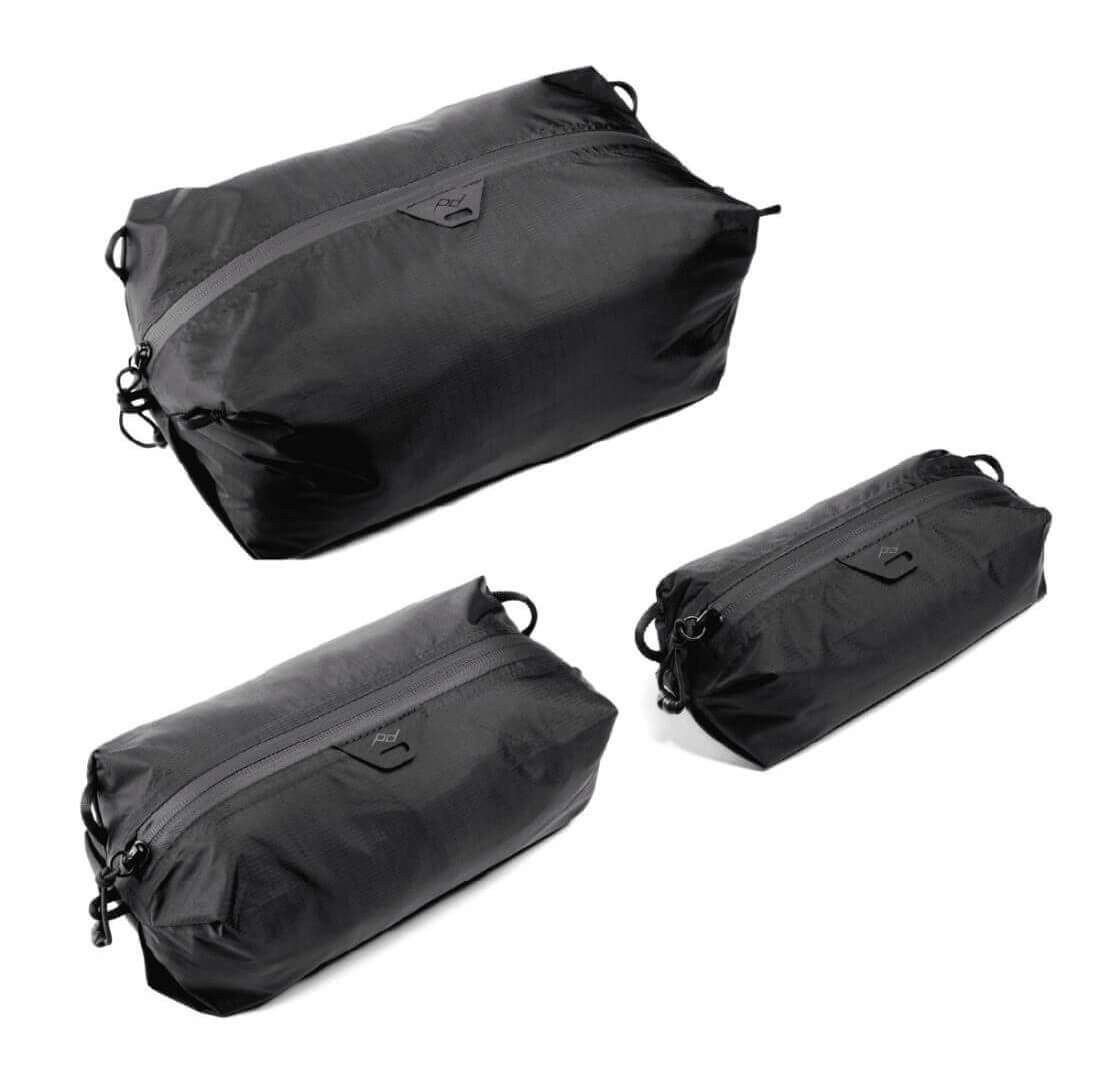 Peak Design Ultralight Packing Cube Bundle XXS-XS-S Black