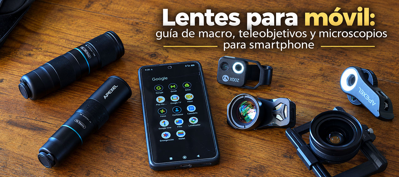 lentes para movil teleobjetivos y microscopios