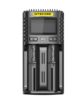 Cargador inteligente Nitecore UMS2 USB-C de dos ranuras