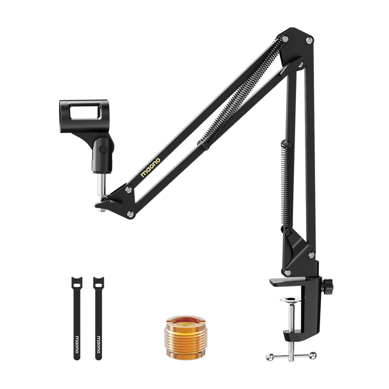 Maono BA20 Soporte articulado para micrófono con pinza de mesa negro