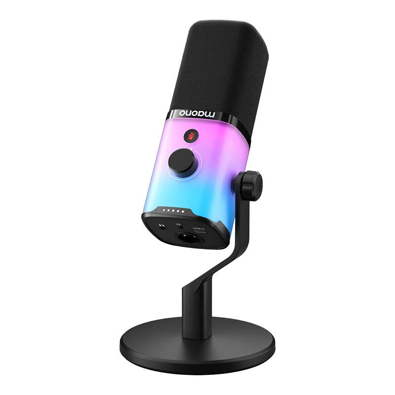 Maono PD100X RGB micrófono dinámico USB-C/XLR negro