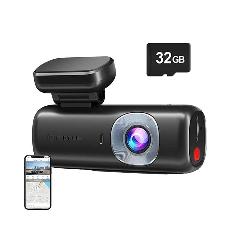 REDTIGER F9 Lite Cámara Dashcam 4K para Coche con Wi-Fi, GPS y ADAS