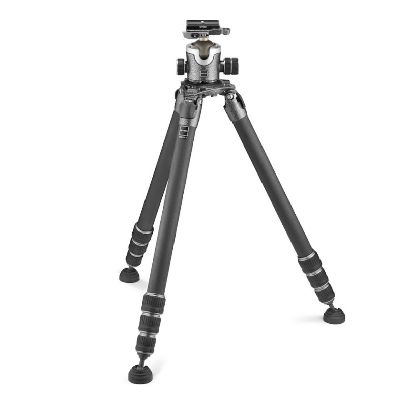 Kit trípode Gitzo Systematic Serie 4 GT4543LS de carbono 4 secciones con rótula de bola GH4383LR