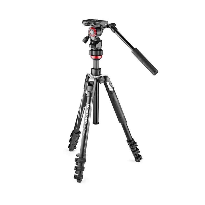 Trípode de vídeo Manfrotto Befree Live de aluminio con bloqueo por palanca
