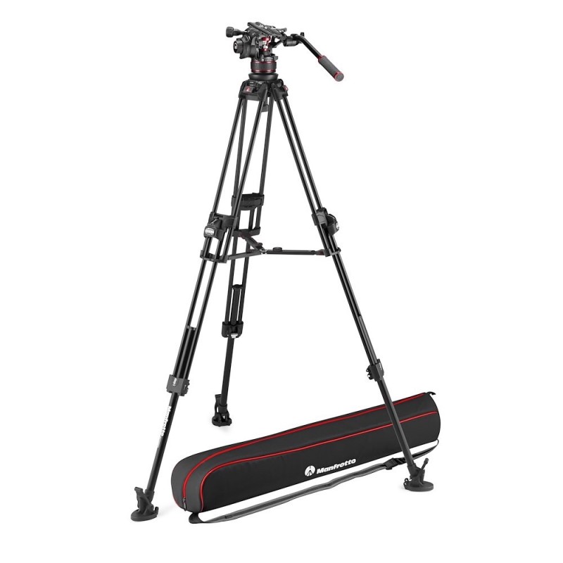 Manfrotto Kit vídeo con trípode aluminio Fast 645 + rótula Nitrotech 612