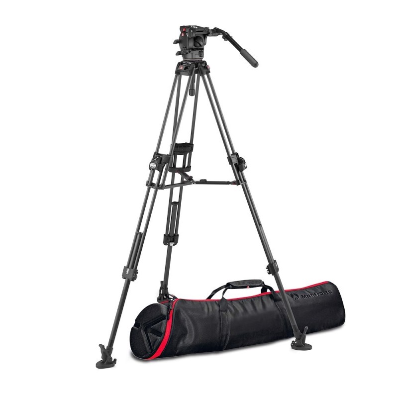 Manfrotto MVK526TWINFC – Kit de vídeo 645 FAST Twin de carbono con rótula 526