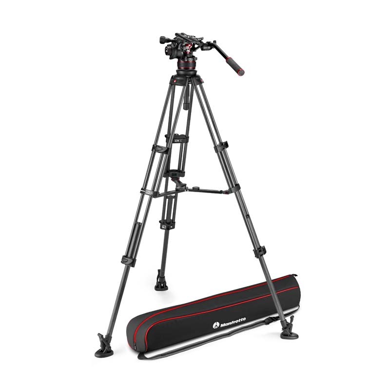 Manfrotto MVK612TWINMA – Kit trípode vídeo Twin de aluminio con rótula Nitrotech 612