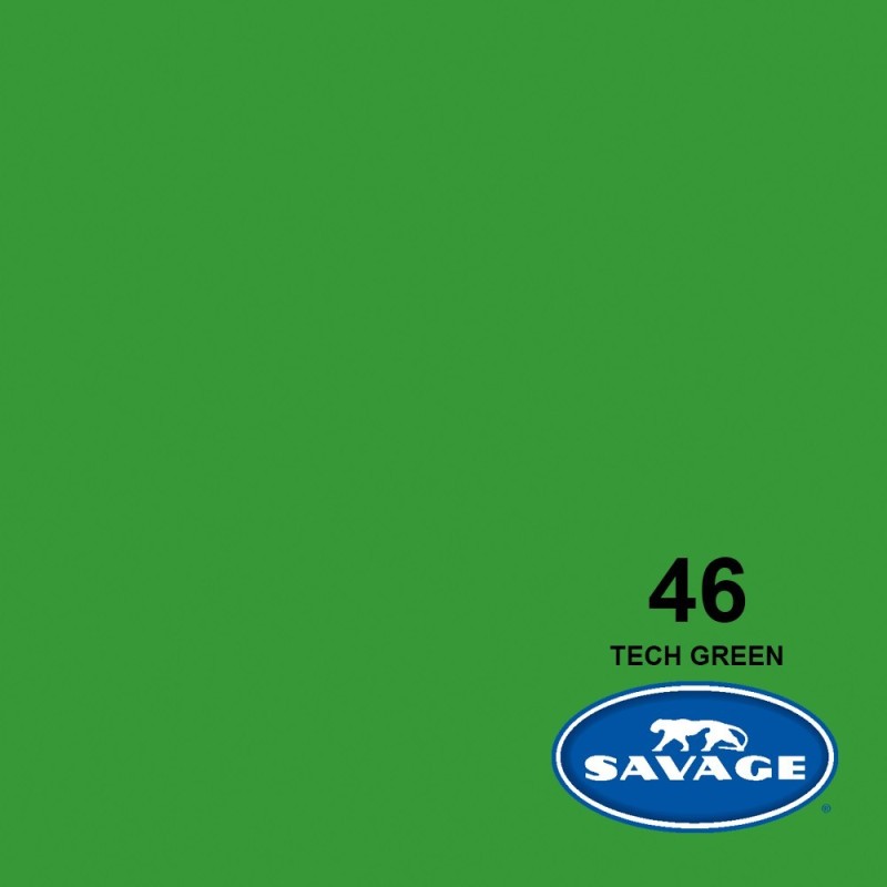 Fondo de papel Savage Tech Green 2,72 x 11 m Verde Chroma